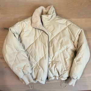 American Eagle reversible bomber jacket